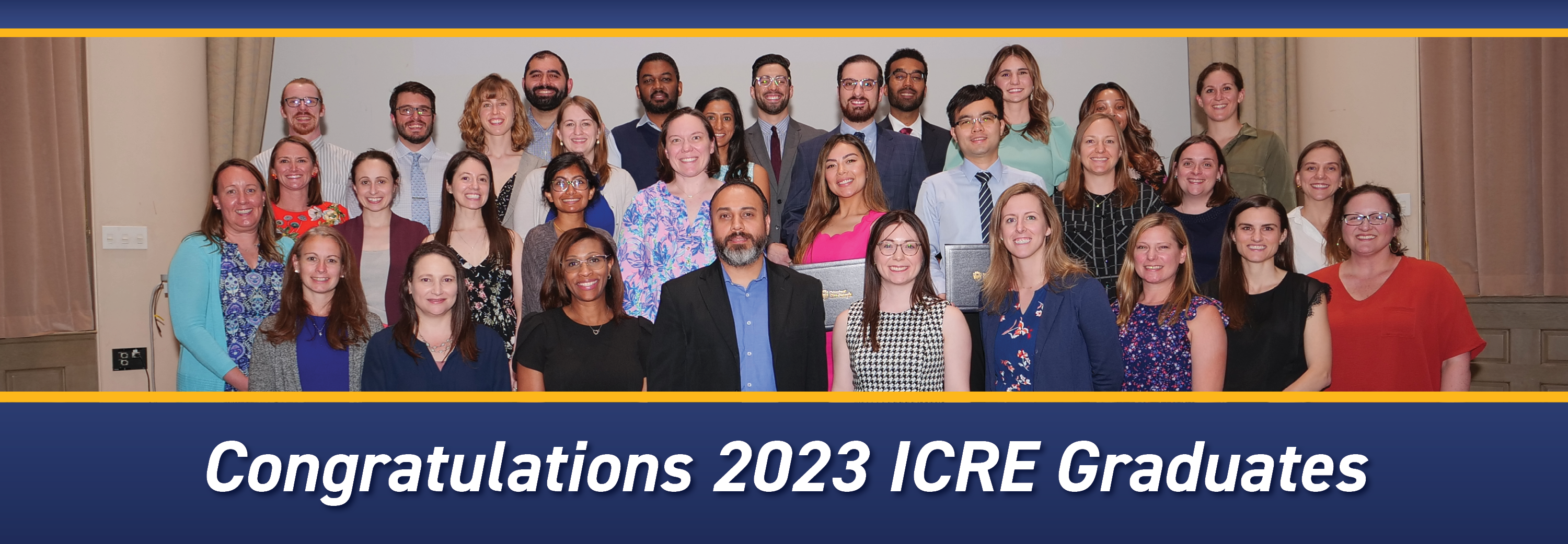 Congratulations 2023 ICRE Graduates